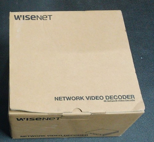 Decoder video rete wisenet - video,